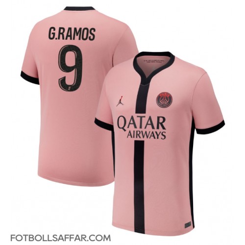 Paris Saint-Germain Goncalo Ramos #9 Tredjeställ 2024-25 Kortärmad